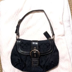 Coach, Black Shoulder Bag